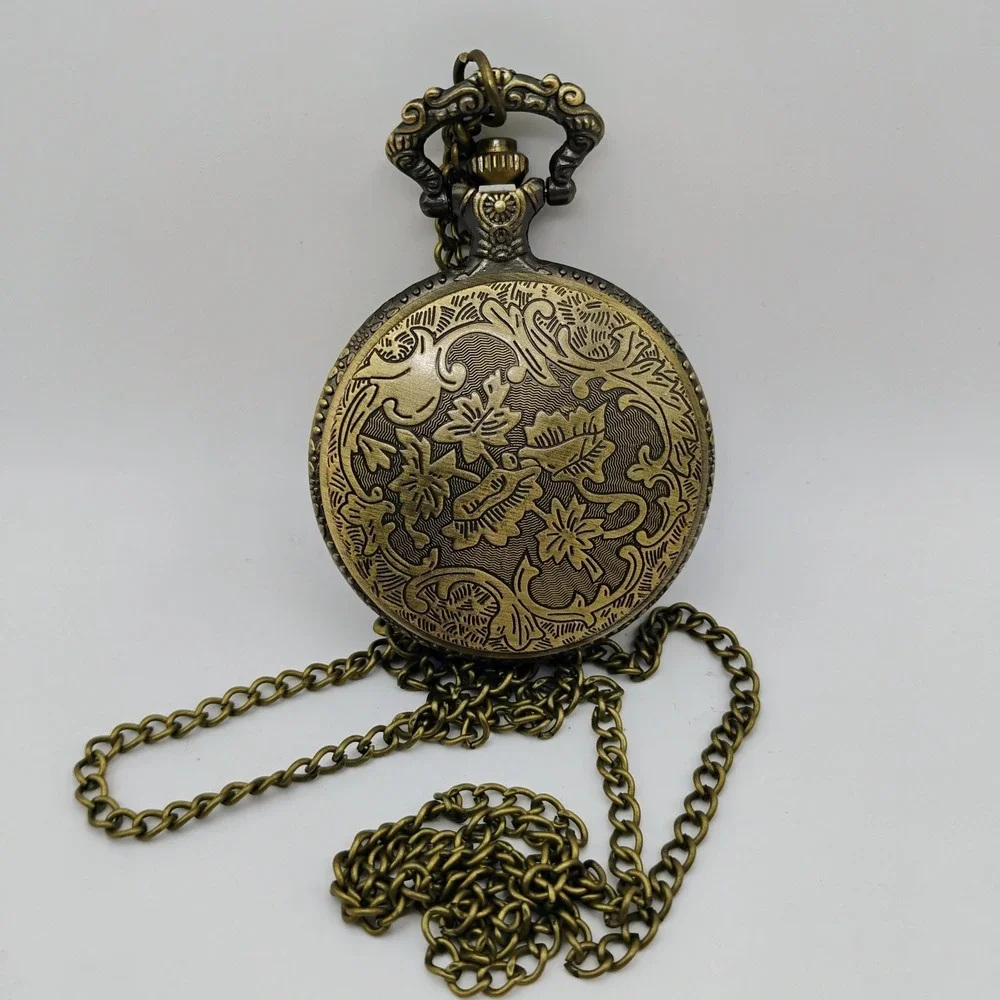 Watch-It Pocket Watch Semi Truck Logo Quartz Movement
